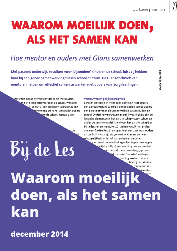 Waarom moeilijk doen, als het samen kan