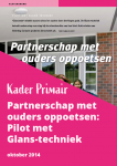Partnerschap met ouders oppoetsen